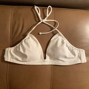 Victoria's Secret Classic White Bikini Top